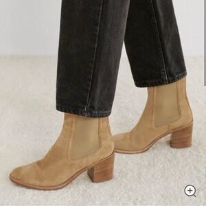 Jenni Kayne Suede Chelsea Boots Camel